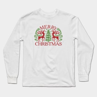 Christmas Deer Long Sleeve T-Shirt